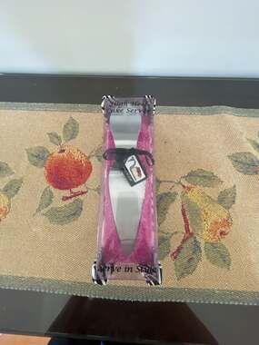Wild Eye Designs Zebra Print High Heel Cake Server w/Removable Magnetic Heel